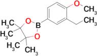 2-(3-Ethyl-4-methoxyphenyl)-4,4,5,5-tetramethyl-1,3,2-dioxaborolane