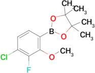 4-Chloro-3-fluoro-2-methoxyphenylboronic acid pinacol ester