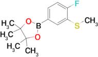 4-Fluoro-3-(methylthio)phenylboronic acid pinacol ester