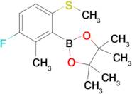 3-Fluoro-2-methyl-6-(methylthio)phenylboronic acid pinacol ester