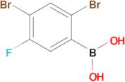 2,4-Dibromo-5-fluorophenylboronic acid