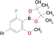 4-Bromo-2-fluoro-6-methoxyphenylboronic acid pinacol ester