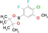 4-Chloro-2,3-difluoro-5-methoxyphenylboronic acid pinacol ester