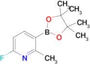 6-Fluoro-2-methyl-3-(4,4,5,5-tetramethyl-1,3,2-dioxaborolan-2-yl)pyridine