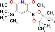 2,6-dimethoxy-3-(trimethylsilyl)pyridine-5-boronic acid pinacol ester