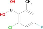 2-Chloro-4-fluoro-6-methylphenylboronic acid