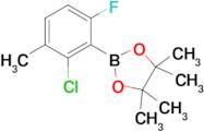 2-Chloro-6-fluoro-3-methylphenylboronic acid pinacol ester