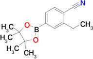 4-Cyano-3-ethylphenylboronic acid pinacol ester