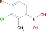 4-Bromo-3-chloro-2-methylphenylboronic acid