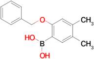 2-Benzyloxy-4,5-dimethylphenylboronic acid