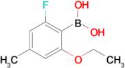 2-Ethoxy-6-fluoro-4-methylphenylboronic acid