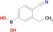 4-Cyano-3-ethylphenylboronic acid