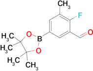 4-Fluoro-3-formyl-5-methylphenylboronic acid pinacol ester