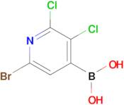 6-Bromo-2,3-dichloropyridine-4-boronic acid