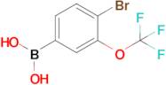 4-Bromo-3-(trifluoromethoxy)phenylboronic acid