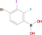 4-Bromo-2-fluoro-3-iodophenylboronic acid