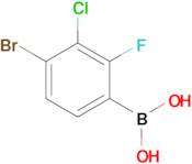 4-Bromo-3-chloro-2-fluorophenylboronic acid