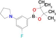 3-Fluoro-5-(pyrrolidino)phenylboronic acid pinacol ester