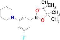 5-Fluoro-3-piperidinophenylboronic acid pinacol ester