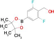 2,6-Difluoro-4-(4,4,5,5-tetramethyl-1,3,2-dioxaborolan-2-yl)-benzenemethanol