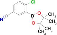 2-Chloro-5-cyanophenyl boronic acid pinacol ester