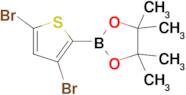 (3,5-Dibromothiophen-2-yl)boronic acid pinacol ester