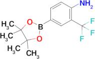 4-(4,4,5,5-Tetramethyl-1,3,2-dioxaborolan-2-yl)-2-(trifluoromethyl)aniline