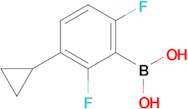 3-Cyclopropyl-2,6-difluorophenylboronic acid