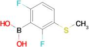 2,6-Difluoro-3-(methylthio)phenylboronic acid