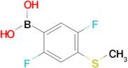 2,5-Difluoro-4-(methylsulfanyl)phenylboronic acid