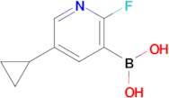 5-Cyclopropyl-2-fluoropyridine-3-boronic acid