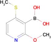 2-Methoxy-4-(methylthio)pyridine-3-boronic acid