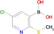 5-Chloro-2-(methylsulfanyl)pyridine-3-boronic acid