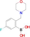 [5-Fluoro-2-(morpholin-4-ylmethyl)phenyl]boronic acid