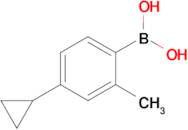 4-Cyclopropyl-2-methylphenylboronic acid