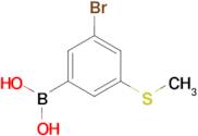 3-Bromo-5-(methylsulfanyl)phenylboronic acid