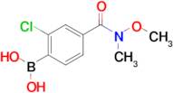 4-(N,O-Dimethylhydroxylaminocarbonyl)-2-chlorophenylboronic acid