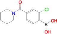 (2-Chloro-4-(piperidine-1-carbonyl)phenyl)boronic acid