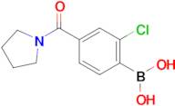 2-Chloro-4-(1-pyrrolidinylcarbonyl)phenylboronic acid