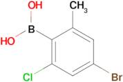 4-Bromo-2-chloro-6-methylphenylboronic acid