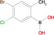 4-Bromo-5-chloro-2-methylphenylboronic acid