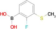 2-Fluoro-3-(methylsulfanyl)phenylboronic acid