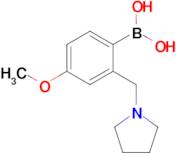 4-Methoxy-2-(pyrrolidin-1-ylmethyl)phenylboronic acid