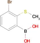 3-Bromo-2-(methylthio)phenylboronic acid