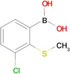 3-Chloro-2-(methylsulfanyl)phenylboronic acid