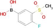 4-Fluoro-3-(methanesulfonyl)phenylboronic acid