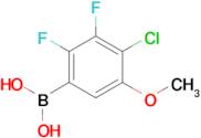 4-Chloro-2,3-difluoro-5-methoxyphenylboronic acid