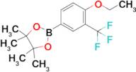 2-(4-Ethoxy-3-(trifluoromethyl)phenyl)-4,4,5,5-tetramethyl-1,3,2-dioxaborolane