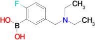 5-((Diethylamino)methyl)-2-fluorophenylboronic acid