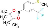 4-Methylthio-3-(trifluoromethyl)phenylboronic acid pinacol ester